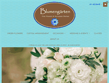 Tablet Screenshot of blumengartenllc.com